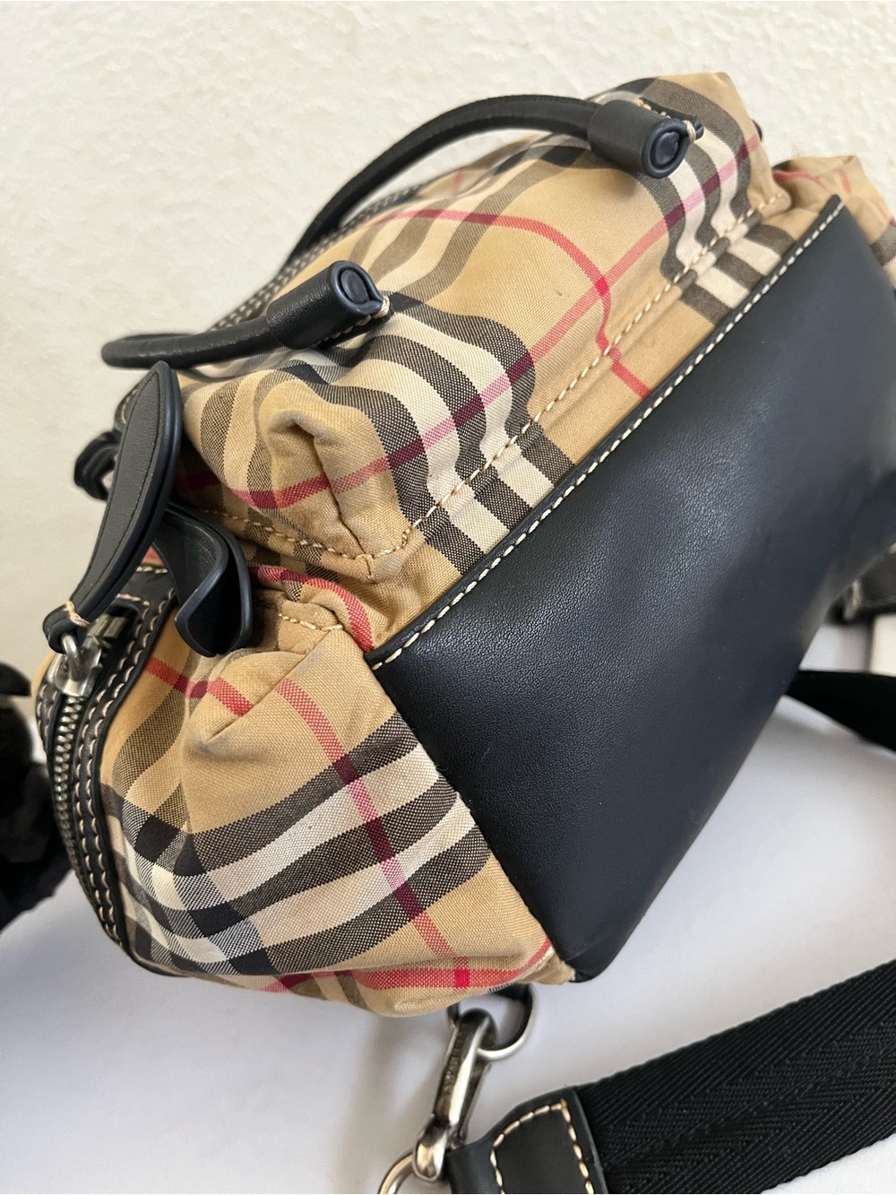 Burberry check small backpack - Picture 9 of 14